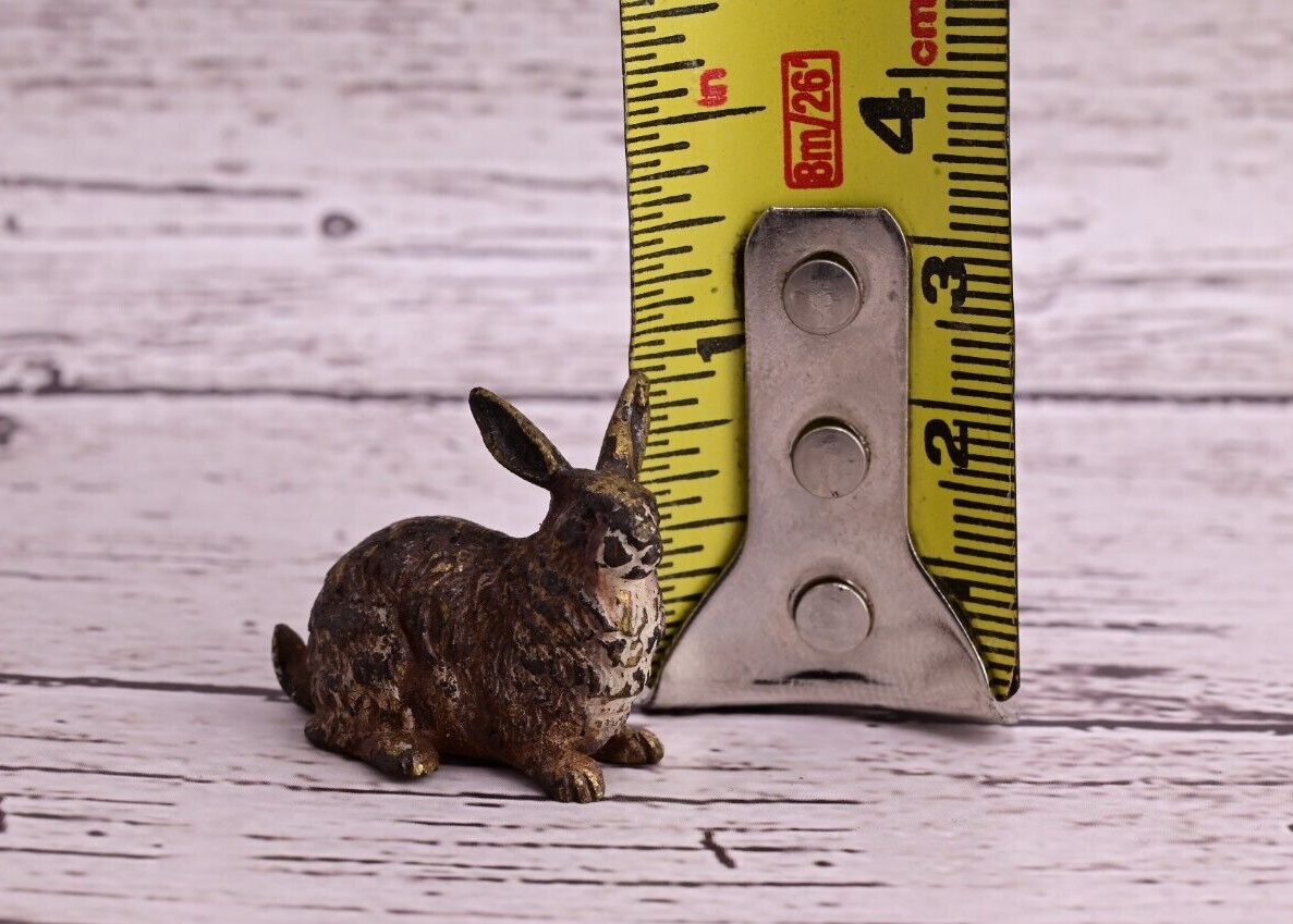 Fine Quality Antique Cold Painted Austrian Vienna Bronze Figure of Rabbit14