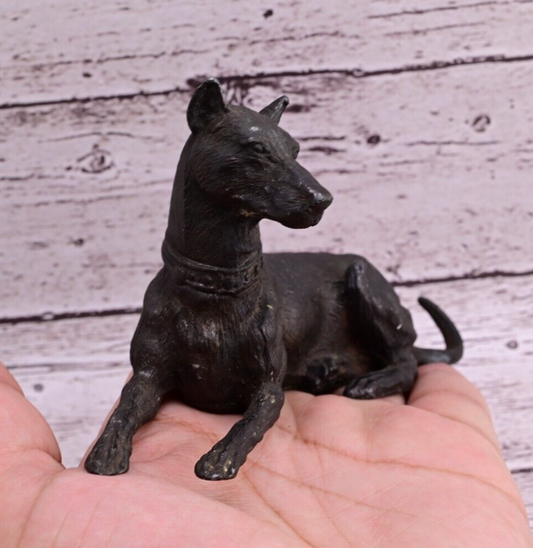 Antique Austrian Vienna *Style* Cold Painted Bronze Dog Possibly German Made1