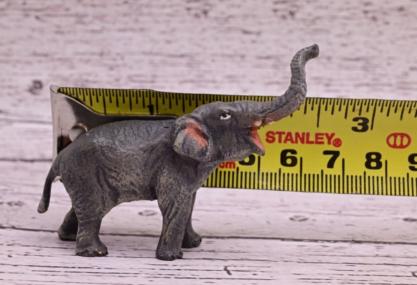 Gorgeous Antique Austrian Vienna Cold Painted Bronze Figure of Elephant11