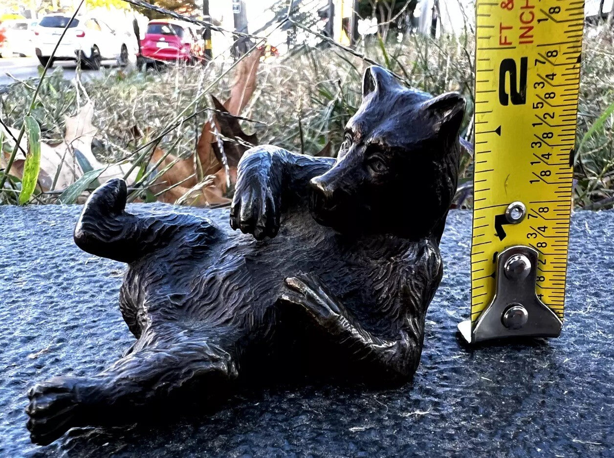 Awesome Austrian Vienna Style Bronze Paperweight of Playful Bear15