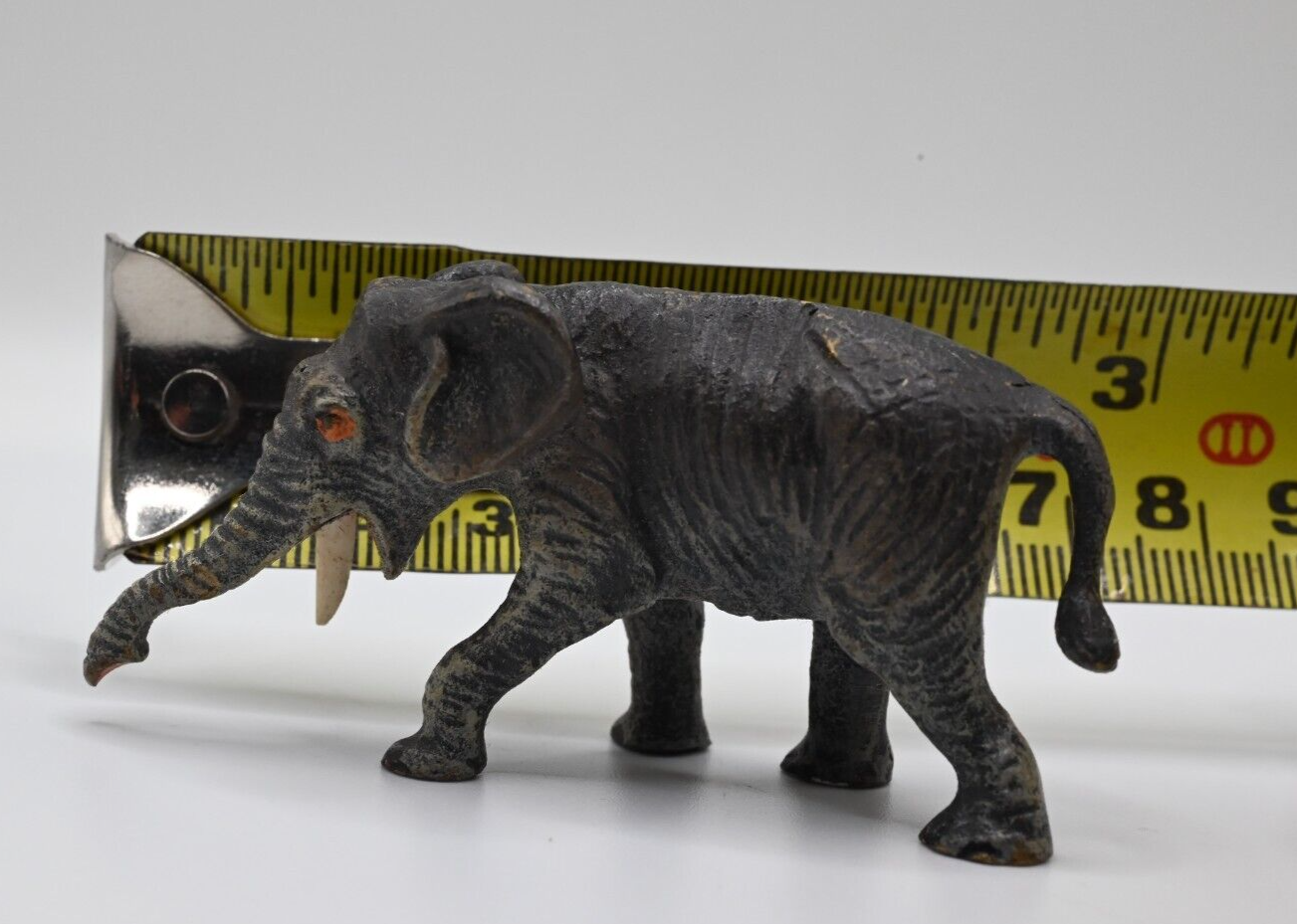 Gorgeous Antique Austrian Vienna Cold Painted Bronze Figure of Elephant11