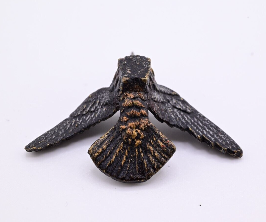 Rare Form Antique Austrian Vienna Cold Painted Bronze Figure of Hummingbird7