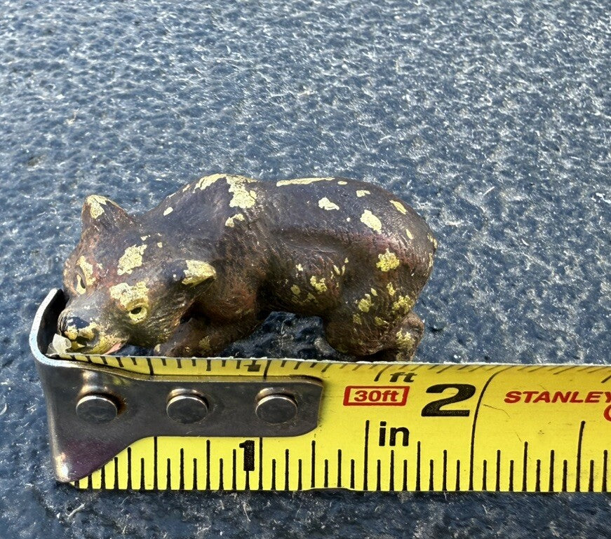 Antique Austrian Vienna Cold Painted Bronze Figure of Brown Grizzly Bear6
