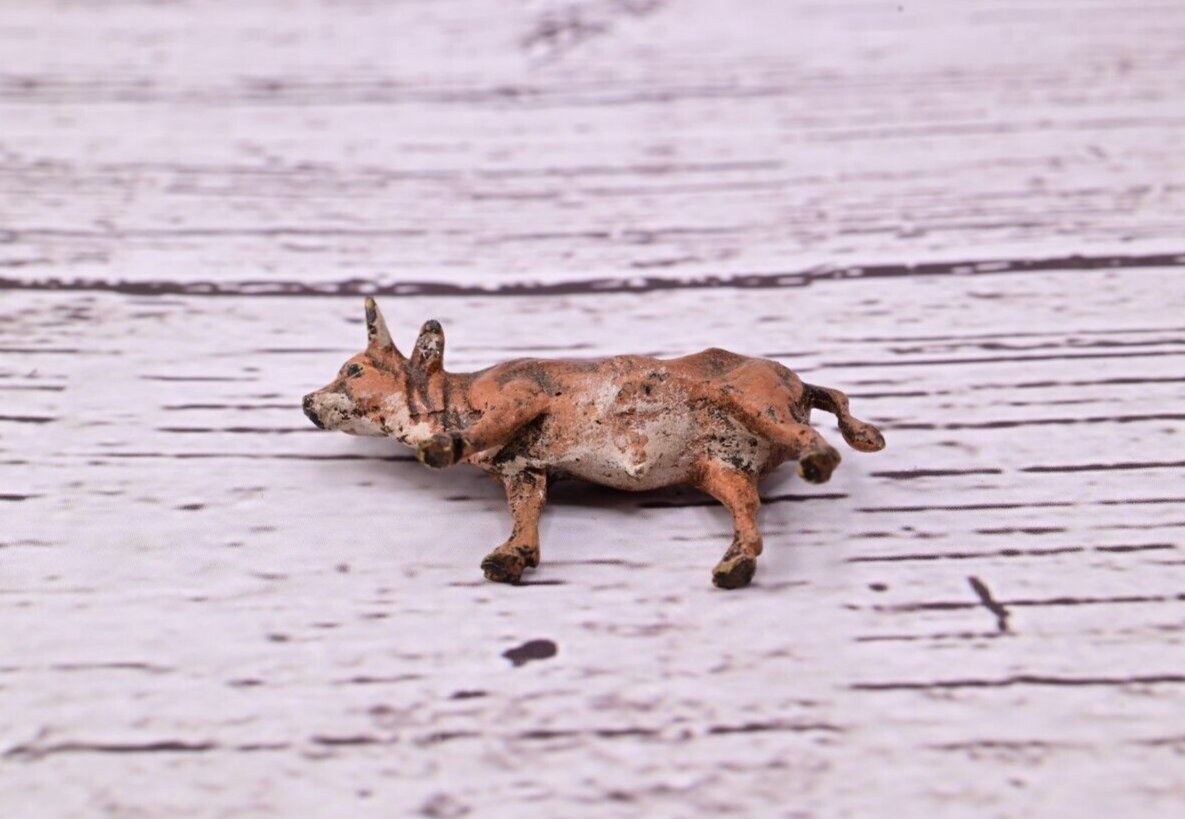 Beautiful Antique Austrian Vienna Cold Painted Bronze Figure of Bull5