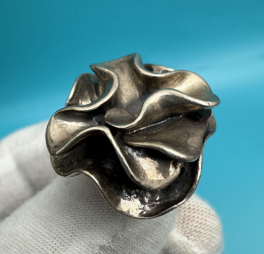Silpada Sterling Silver "Blooming Flower" or "Modern Flower" Ring1