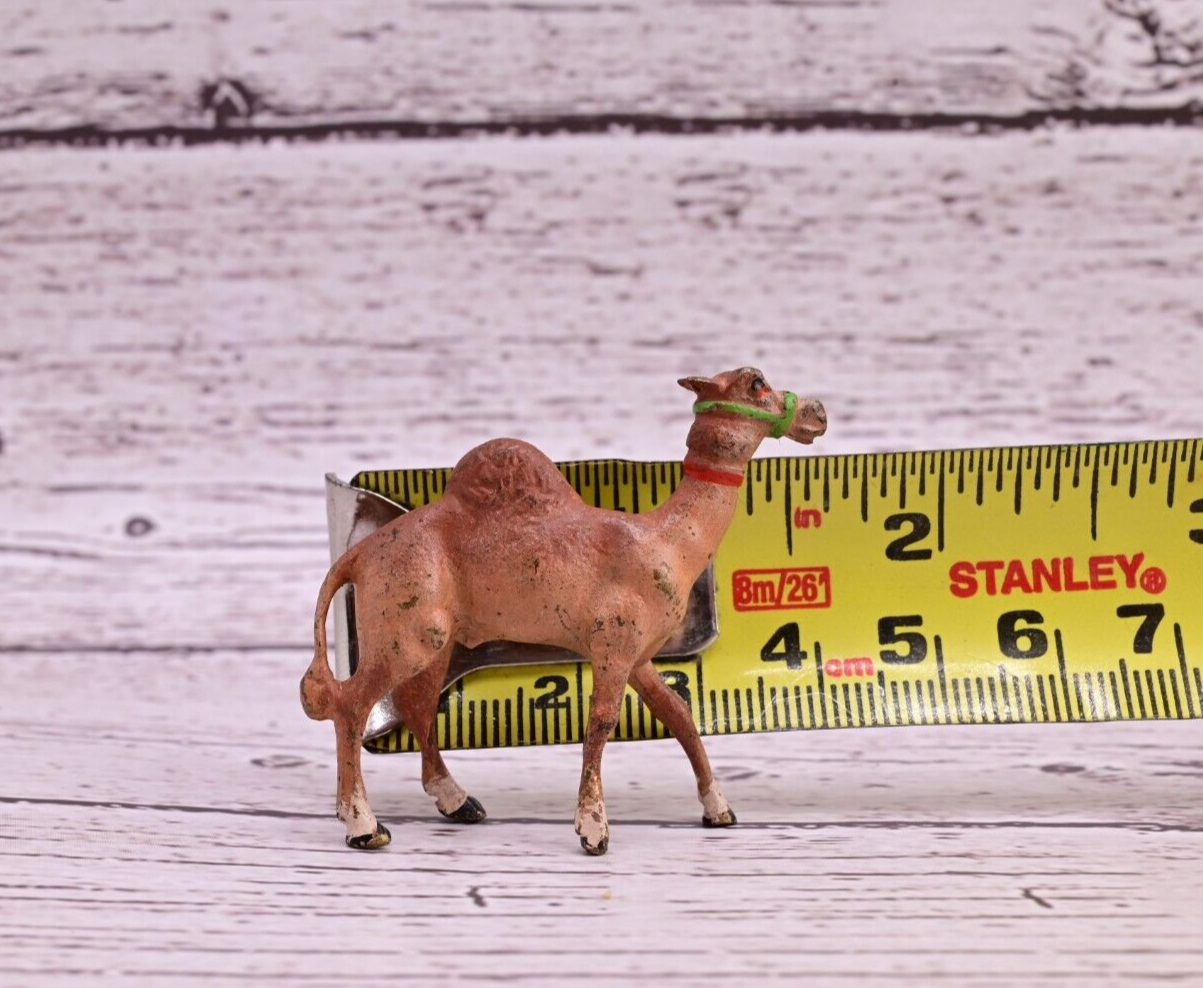 Original Miniature Antique Austrian Vienna Cold Painted Bronze of Desert Camel13