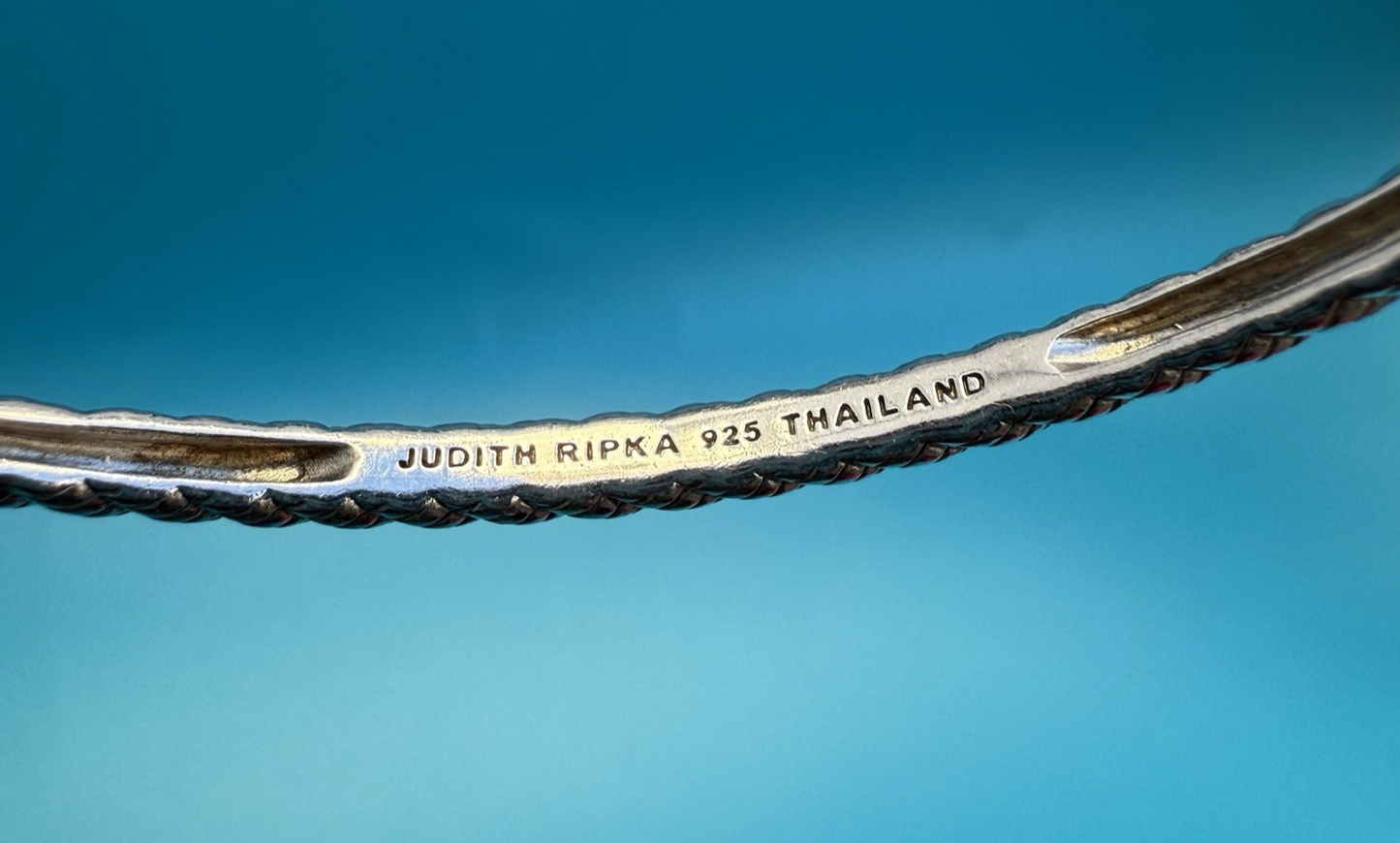 Vintage Sterling Silver Bracelet by Judith Ripka4