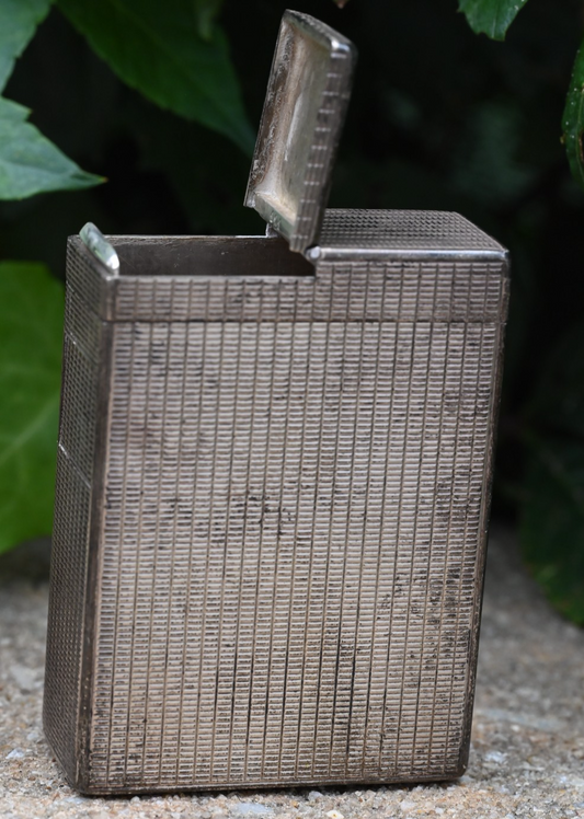 Vintage or Antique Sterling Silver Cigarette / Cigar Safe Case1