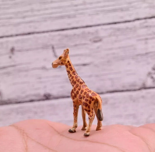 Lovely Antique Austrian Vienna Cold Painted Bronze Figure Little Giraffe1