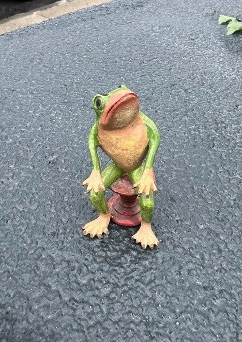 Gorgeous Cold Painted Austrian Vienna Cold Painted Musical Frog Pianist 12