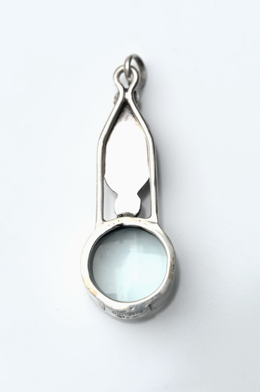 Sterling Silver Southwest Jewelers Loupe with Blue Turquoise1