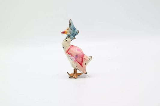 Original Antique Austrian Vienna Cold Painted Bronze Jemima Puddle-Duck Figure1