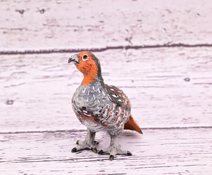 Antique Austrian Vienna Cold Painted Bronze Figure of Partridge Game Bird6