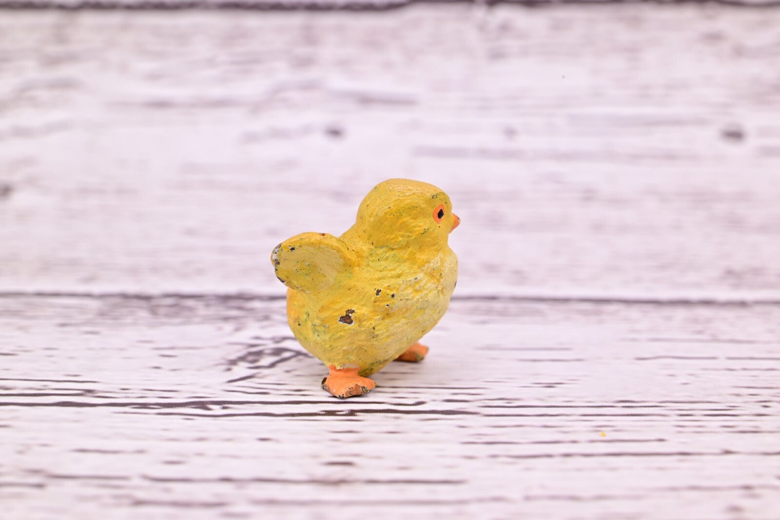 Cute Tiny Antique Austrian Vienna Cold Painted Bronze Figure of Yellow Chick12