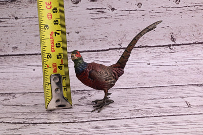 Stunning Antique Austrian Vienna Cold Painted Bronze of Ring Neck Pheasant12