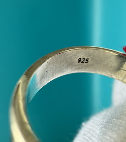 Beautiful Sterling Silver Southwest Style Ring w/ Amazing Turquoise 3