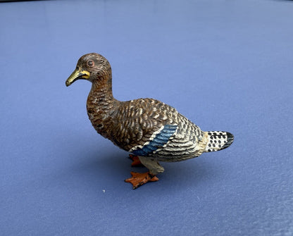 Life-Like Antique Austrian Vienna Cold Painted Bronze Figure of Duck2
