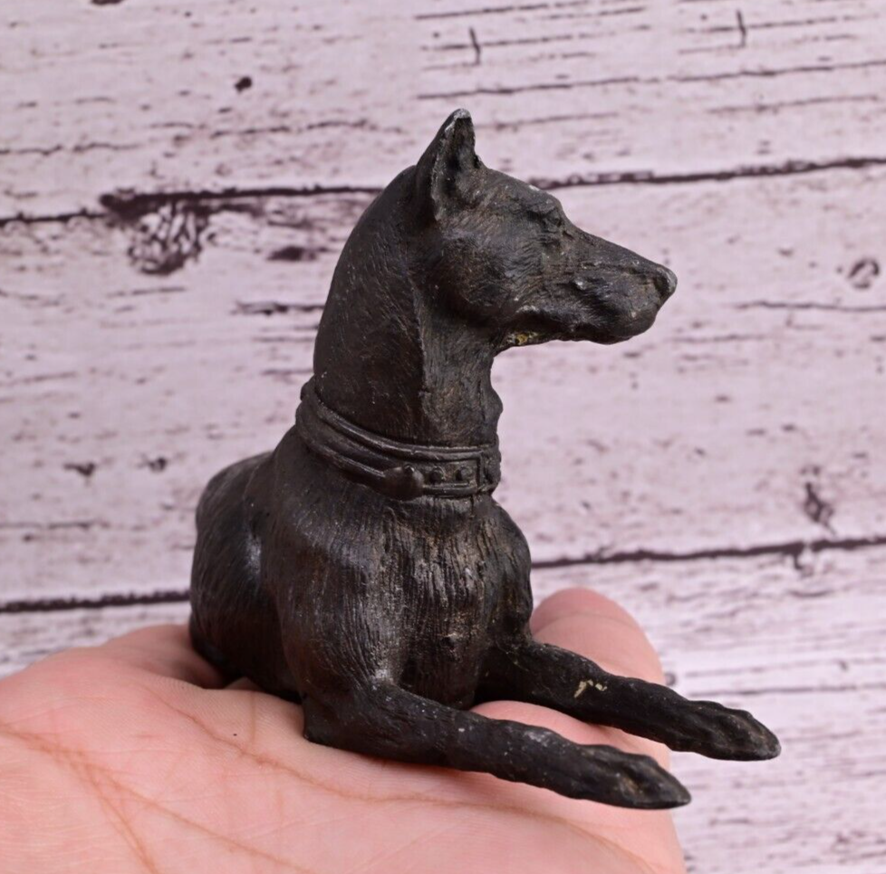Antique Austrian Vienna *Style* Cold Painted Bronze Dog Possibly German Made2