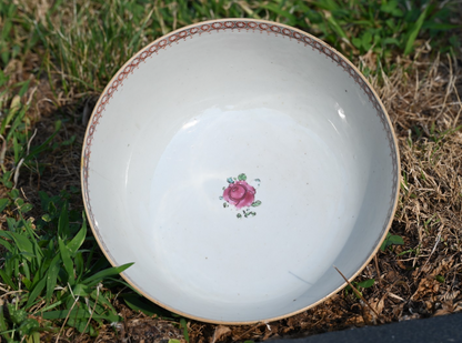 Authentic 18th C. Chinese Famille Rose "Mandarin" Palette Export Porcelain Bowl9