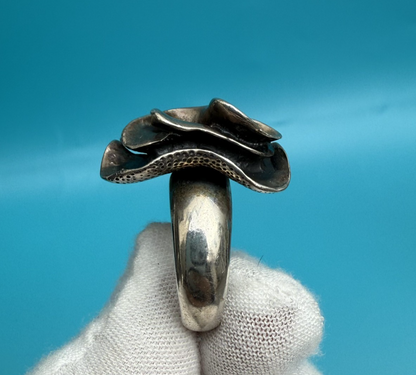 Silpada Sterling Silver "Blooming Flower" or "Modern Flower" Ring5