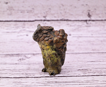 Well Detailed Antique Austrian Vienna Cold Painted Bronze Figure of Owl2