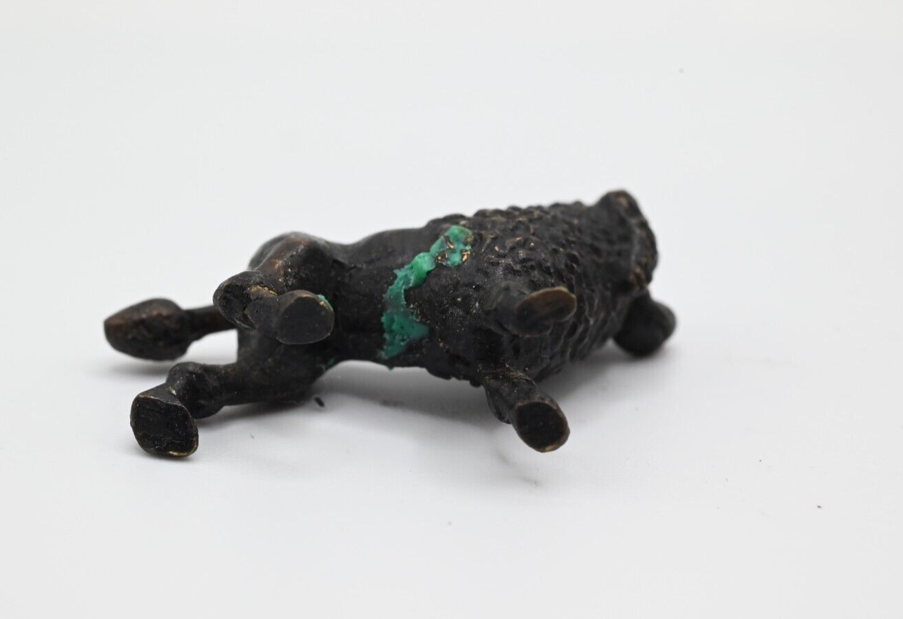 Original Antique Austrian Vienna Cold Painted Bronze Figure of Black Poodle4