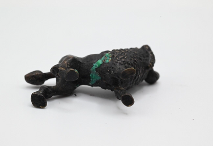 Original Antique Austrian Vienna Cold Painted Bronze Figure of Black Poodle4