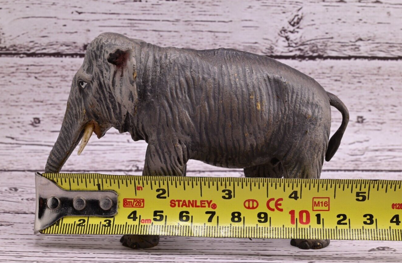 Majestic Antique Austrian Vienna Cold Painted Bronze Figure of Elephant7