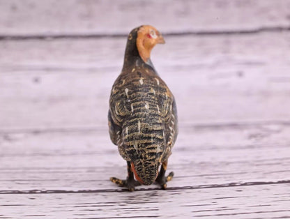 Cute Tiny Antique Austrian Vienna Cold Painted Bronze Figure of Game Bird8