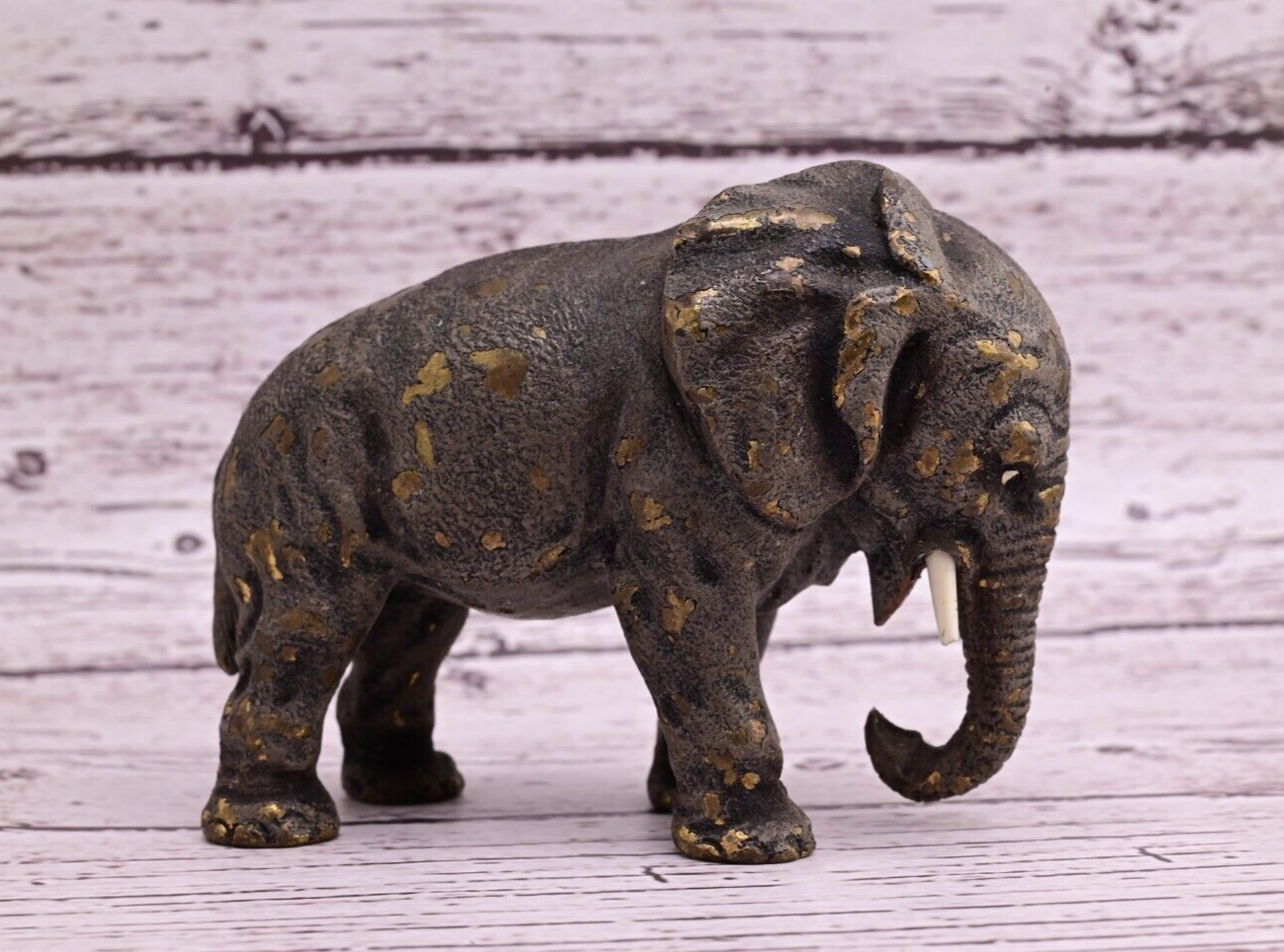 High Quality Antique Austrian Vienna Cold Painted Bronze Figure of Elephant9