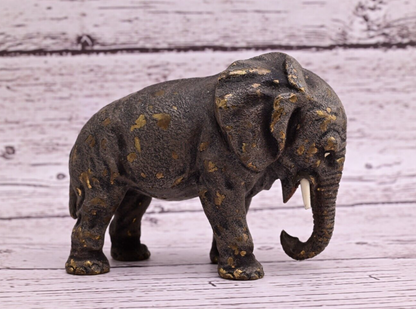 High Quality Antique Austrian Vienna Cold Painted Bronze Figure of Elephant9
