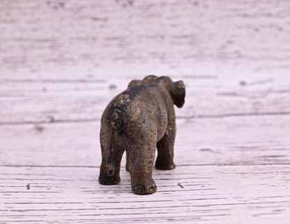 Amazing Antique Austrian Vienna Cold Painted Bronze Figure of Young Elephant2