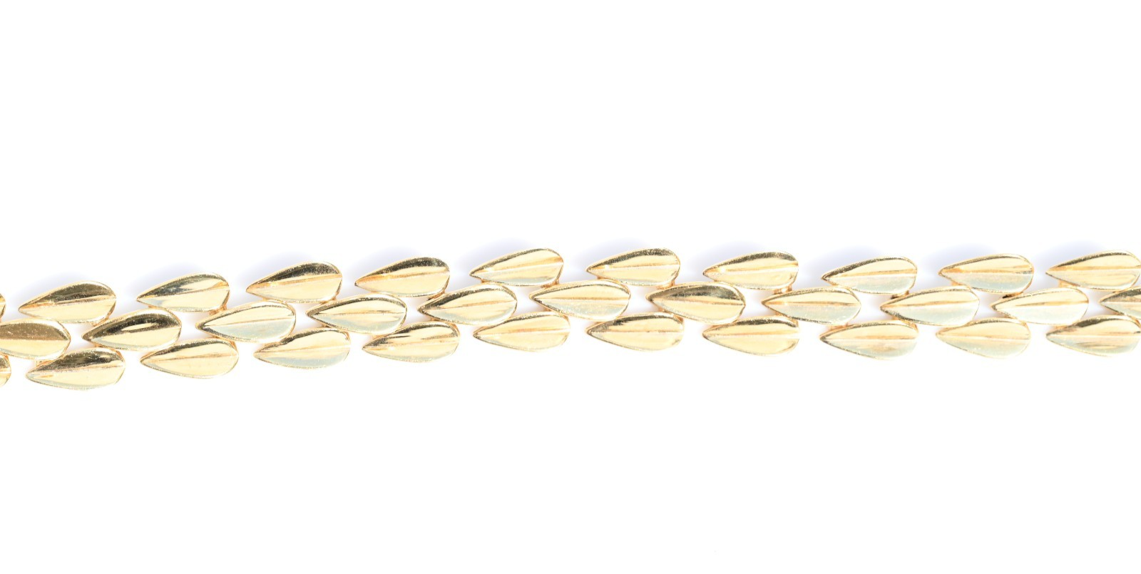 Hard to Find Designer Robert Lee Morris 18K Yellow Gold Dart Motif Bracelet5