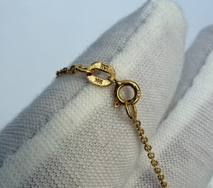Elegant yet Simple Cultured Pearl Beaded Necklace w/ 14k Gold Chain6