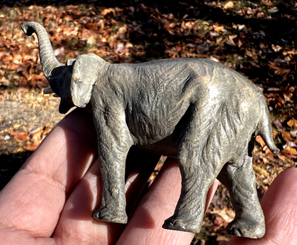 Large Antique Austrian Vienna Cold Painted Bronze Figure of Elephant11