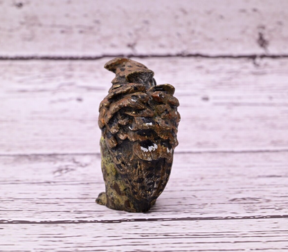 Well Detailed Antique Austrian Vienna Cold Painted Bronze Figure of Owl3