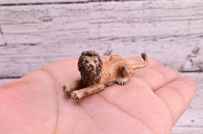 Early Antique Austrian Vienna Bronze Figure of Sitting Lion7