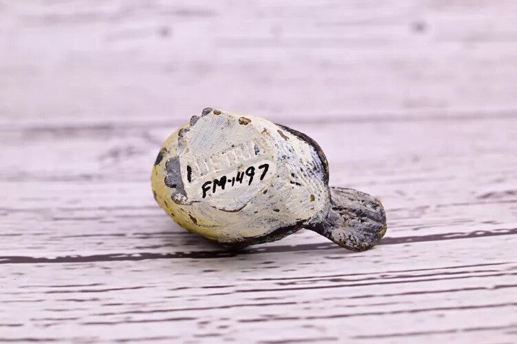 Early Antique Vienna Cold Painted Bronze Figure of Cute Small Great Tit Bird9