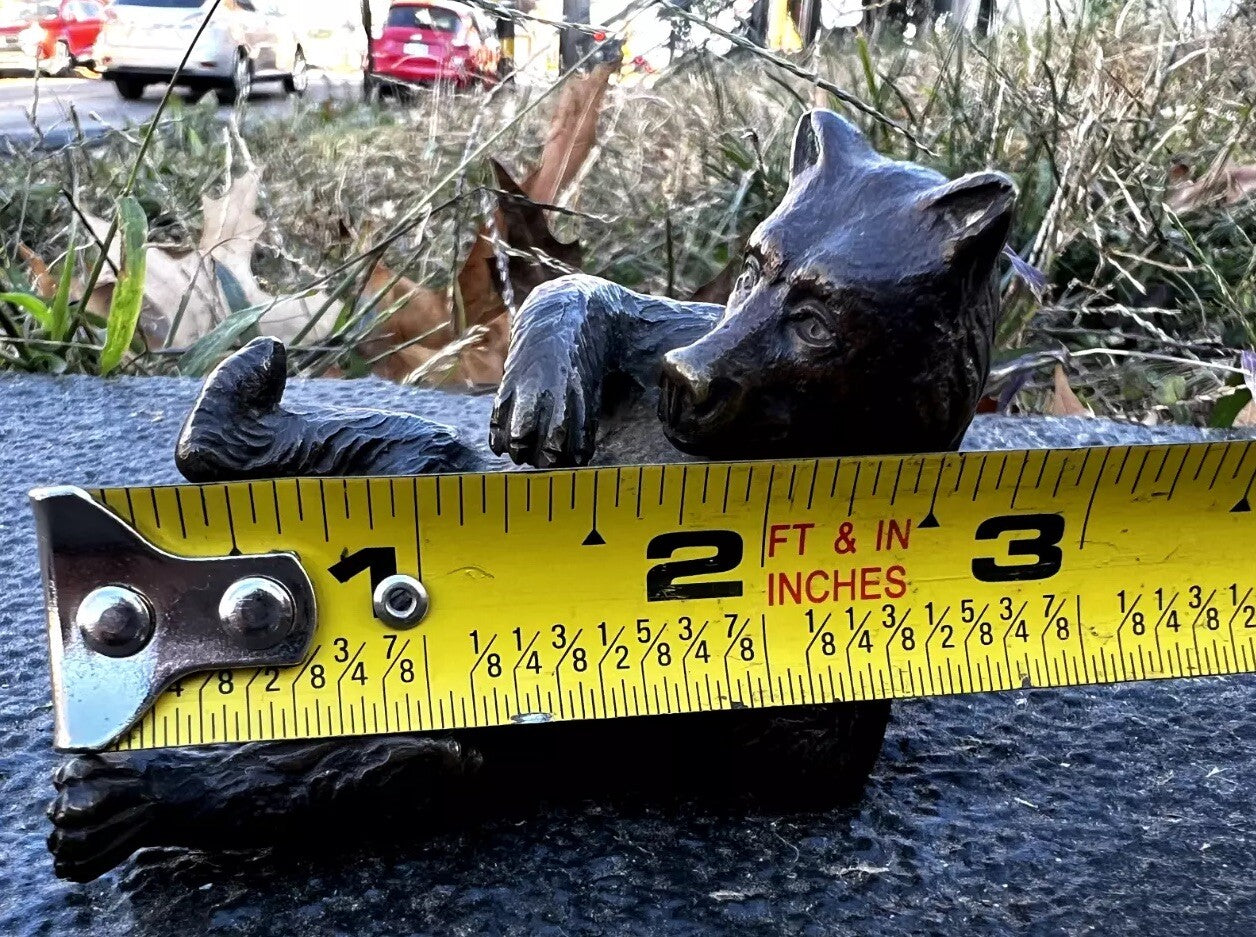 Awesome Austrian Vienna Style Bronze Paperweight of Playful Bear14