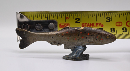 Rare Antique Austrian Vienna Cold Painted Bronze Figure of Fish7