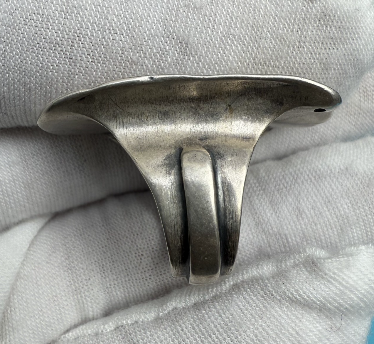 Silpada Hammered Sterling Silver Ring with Cubic Zirconia4