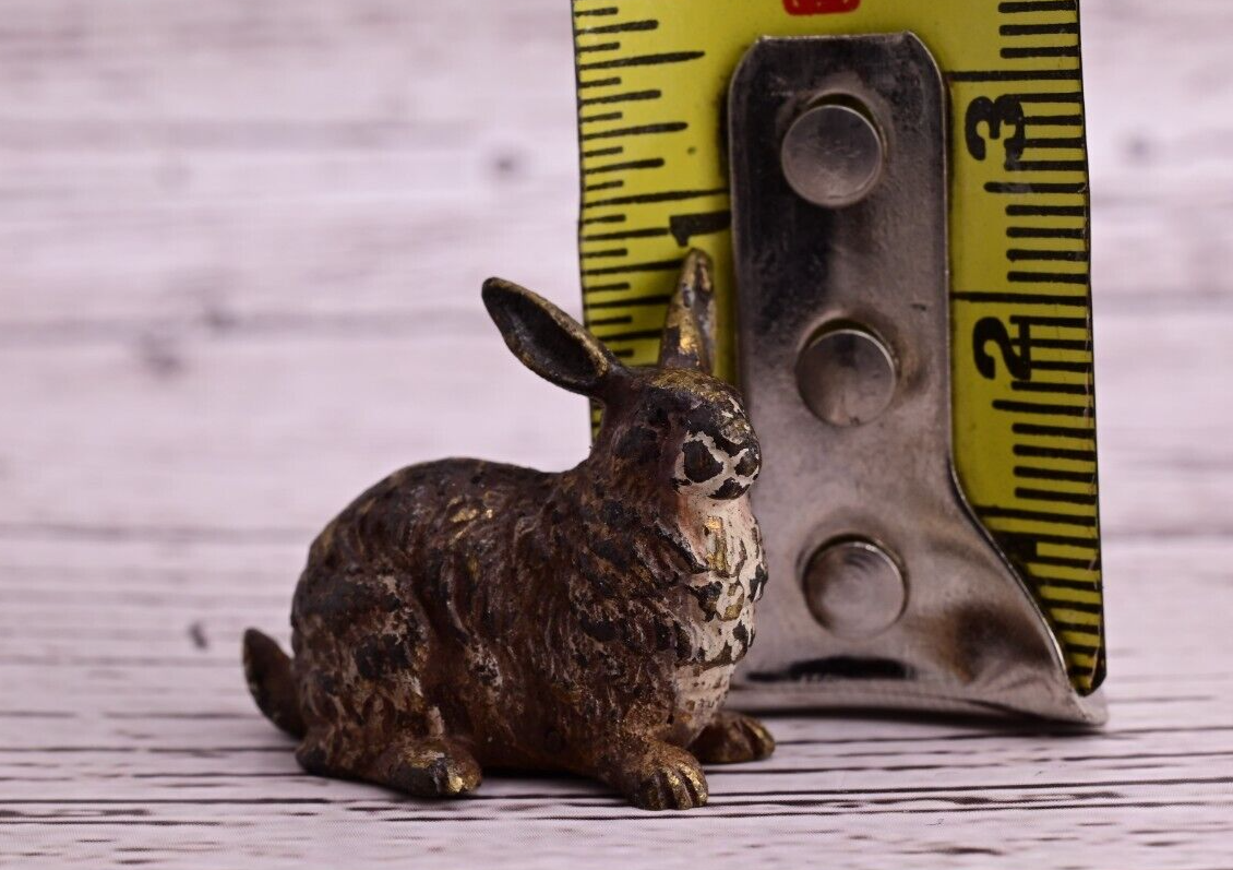 Fine Quality Antique Cold Painted Austrian Vienna Bronze Figure of Rabbit13