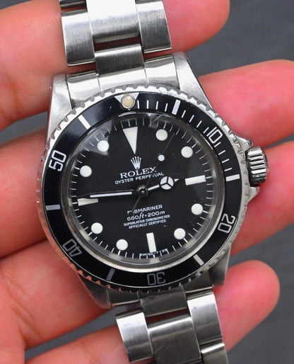 Rare Collector Piece Ref. 5512 Rolex No Date Submariner Watch2