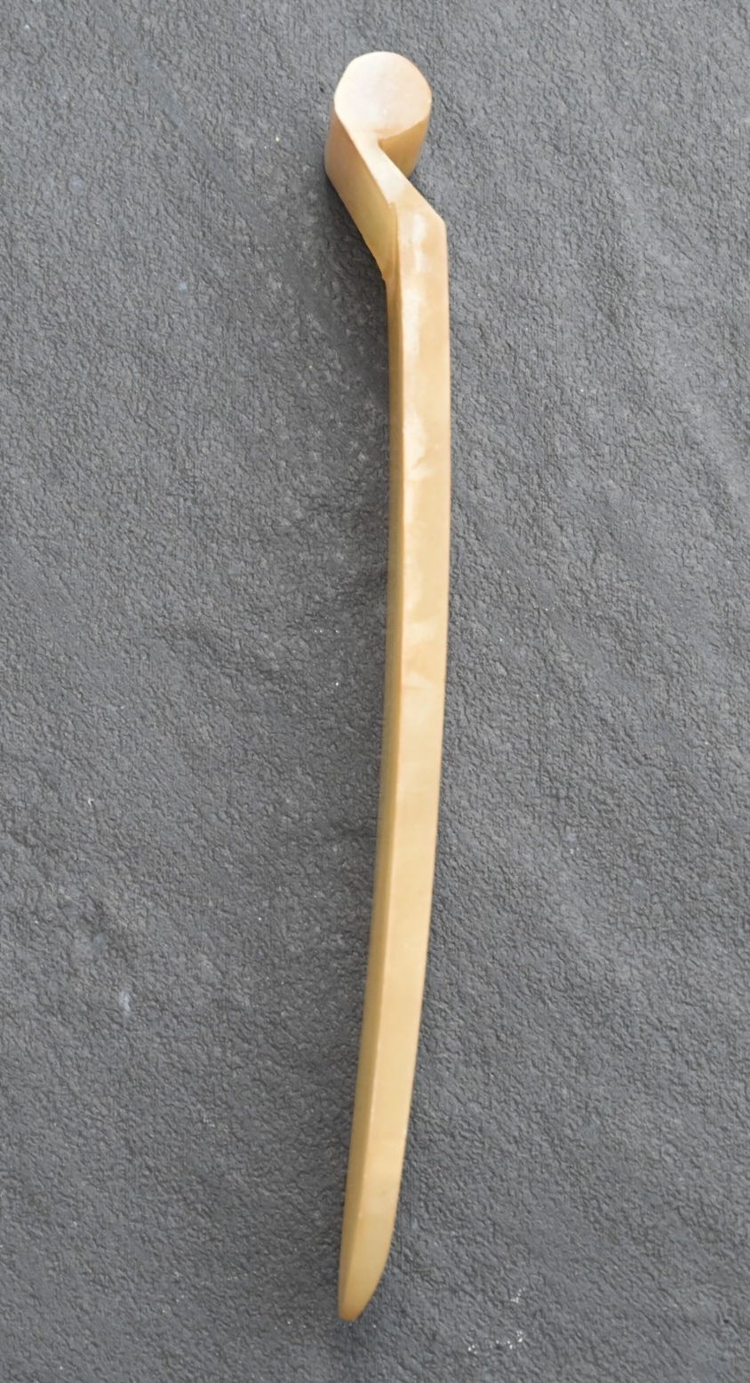 Chinese Antique Hand Carved Jade Precious Object Hairpin or Brushrest2