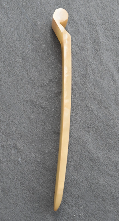 Chinese Antique Hand Carved Jade Precious Object Hairpin or Brushrest2