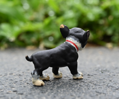 Fritz Bermann Austrian Vienna Cold Painted Bronze Figure of Boston Terrier Puppy3