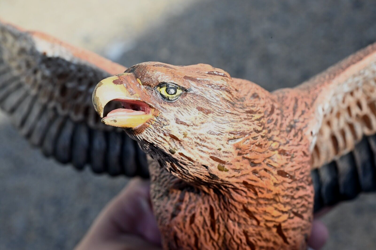 Large & Rare Antique Austrian Vienna Cold Painted Bronze Eagle by Franz Bergmann7