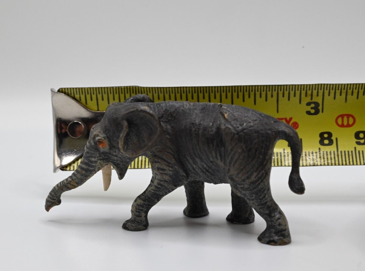 Gorgeous Antique Austrian Vienna Cold Painted Bronze Figure of Elephant10