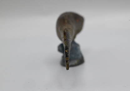 Rare Antique Austrian Vienna Cold Painted Bronze Figure of Fish4
