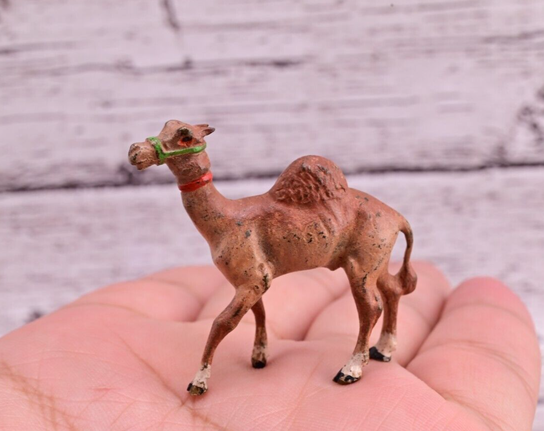 Original Miniature Antique Austrian Vienna Cold Painted Bronze of Desert Camel5